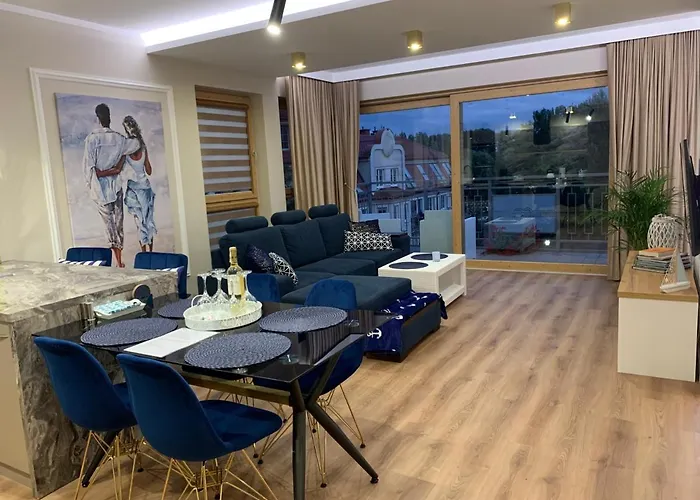 Marina Blue-Apartament Przy Promenadzie